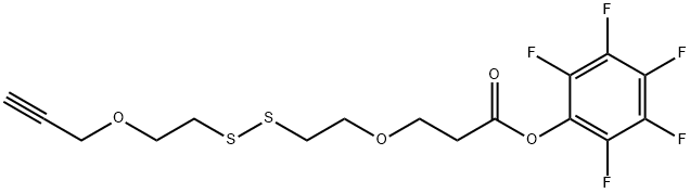 Propargyl-PEG1-SS-PEG1-PFP ester