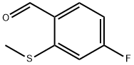 Benzaldehyde, 4-fluoro-2-(methylthio)- Structural