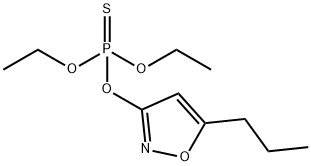 diethoxy-(5-propyloxazol-3-yl)oxy-sulfanylidene-phosphorane Structural