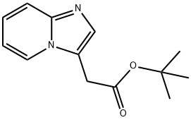 Imidazo[1,2-a]pyridine-3-acetic acid, 1,1-dimethylethyl ester Structural