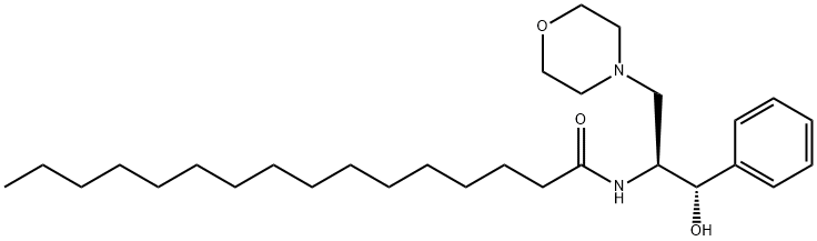 L-THREO-1-PHENYL-2-HEXADECANOYLAMINO-3-MORPHOLINO-1-PROPANOL HCL Structural