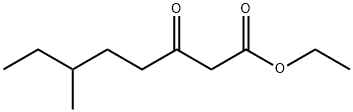 Octanoic acid, 6-methyl-3-oxo-, ethyl ester Structural
