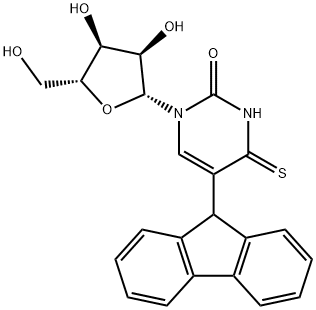 Uridine, 5-(9H-fluoren-9-yl)-4-thio- (9CI) Structural