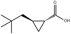 rac-(1R,2S)-2-(2,2-dimethylpropyl)cyclopropane-1-carboxylic acid Structural
