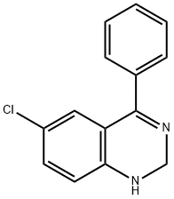 Quinazoline, 6-chloro-1,2-dihydro-4-phenyl- Structural