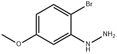 Hydrazine, (2-bromo-5-methoxyphenyl)- Structural