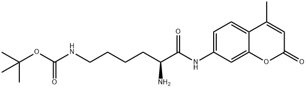 H-Lys(Boc)-AMC Structural