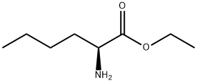 L-Norleucine, ethyl ester Structural