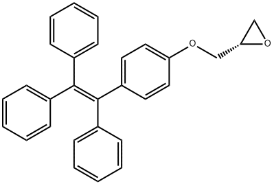 Oxirane, 2-[[4-(1,2,2-triphenylethenyl)phenoxy]methyl]-, (2S)- Structural
