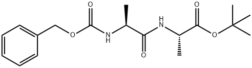 L-Alanine, N-[N-[(phenylmethoxy)carbonyl]-L-alanyl]-, 1,1-dimethylethyl ester (9CI) Structural