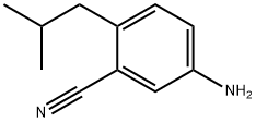 Benzonitrile, 5-amino-2-(2-methylpropyl)- Structural