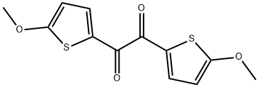 Glyoxal, bis(5-methoxy-2-thienyl)- (8CI) Structural