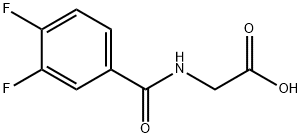 Glycine, N-(3,4-difluorobenzoyl)- Structural