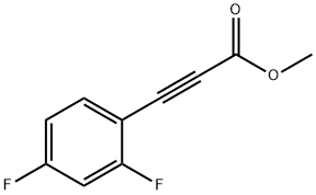 methyl 3-(2,4-difluorophenyl)prop-2-ynoate Structural