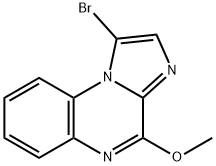 Imidazo[1,2-a]quinoxaline, 1-bromo-4-methoxy- Structural