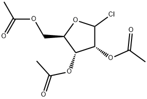 D-Ribofuranosyl chloride, 2,3,5-triacetate Structural