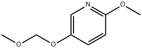 Pyridine, 2-methoxy-5-(methoxymethoxy)- Structural