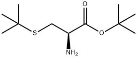 L-Cysteine, S-(1,1-dimethylethyl)-, 1,1-dimethylethyl ester Structural