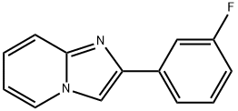 Imidazo[1,2-a]pyridine, 2-(3-fluorophenyl)- Structural