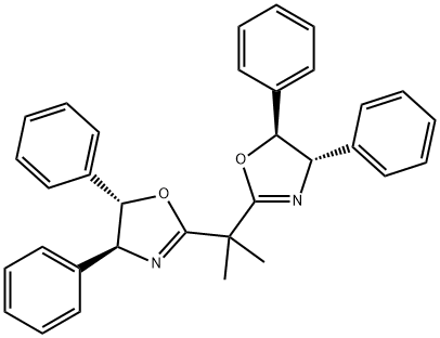 Oxazole, 2,2'-(1-methylethylidene)bis[4,5-dihydro-4,5-diphenyl-, (4S,4'S,5S,5'S)- Structural
