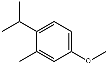 Benzene, 4-methoxy-2-methyl-1-(1-methylethyl)- Structural