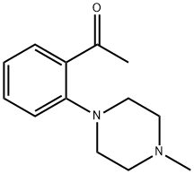 Ethanone, 1-[2-(4-methyl-1-piperazinyl)phenyl]- Structural