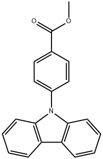 Benzoic acid, 4-(9H-carbazol-9-yl)-, methyl ester Structural
