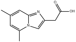 Imidazo[1,2-a]pyridine-2-acetic acid, 5,7-dimethyl- Structural