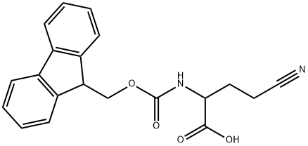Fmoc-DL-Abu(CN)-OH Structural