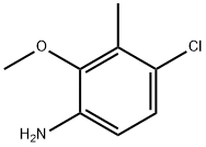 Benzenamine, 4-chloro-2-methoxy-3-methyl- Structural