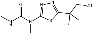 Urea, N-[5-(2-hydroxy-1,1-dimethylethyl)-1,3,4-thiadiazol-2-yl]-N,N'-dimethyl- Structural