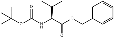 L-Valine, N-[(1,1-dimethylethoxy)carbonyl]-, phenylmethyl ester Structural