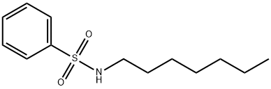 N-a€heptyl-benzenesulfonamide Structural