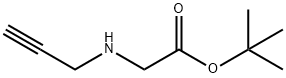 Glycine, N-2-propyn-1-yl-, 1,1-dimethylethyl ester Structural