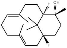 Bicyclo[9.3.1]pentadeca-3,7-dien-12-ol, 4,8,12,15,15-pentamethyl-, (1R,3E,7E,11R,12R)- Structural