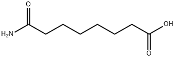 Octanoic acid, 8-amino-8-oxo- Structural
