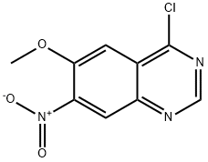 Quinazoline, 4-chloro-6-methoxy-7-nitro- Structural