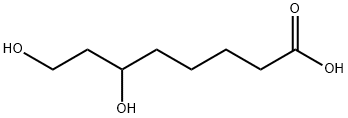 Octanoic acid, 6,8-dihydroxy- Structural