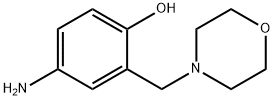 Phenol, 4-amino-2-(4-morpholinylmethyl)- Structural