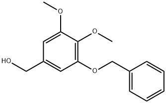 Benzenemethanol, 3,4-dimethoxy-5-(phenylmethoxy)- Structural