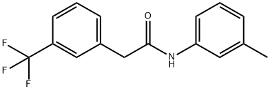 Benzeneacetamide, N-(3-methylphenyl)-3-(trifluoromethyl)- Structural