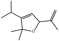 Furan, 2,5-dihydro-2,2-dimethyl-5-(1-methylethenyl)-3-(1-methylethyl)- Structural