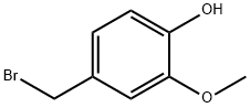 Phenol, 4-(bromomethyl)-2-methoxy- Structural