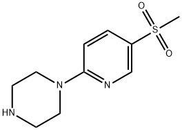 Piperazine, 1-[5-(methylsulfonyl)-2-pyridinyl]- Structural