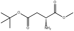 D-Aspartic acid, 4-(1,1-dimethylethyl) 1-methyl ester Structural