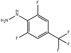 Hydrazine, [2,6-difluoro-4-(trifluoromethyl)phenyl]- Structural