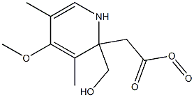 2-Pyridinemethanol, 4-methoxy-3,5-dimethyl-, 2-acetate, 1-oxide