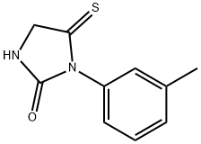 Hydantoin,  2-thio-3-m-tolyl-  (2CI) Structural