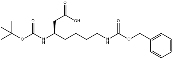 Boc-D-beta-homolysine Structural