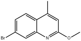 Quinoline, 7-bromo-2-methoxy-4-methyl- Structural